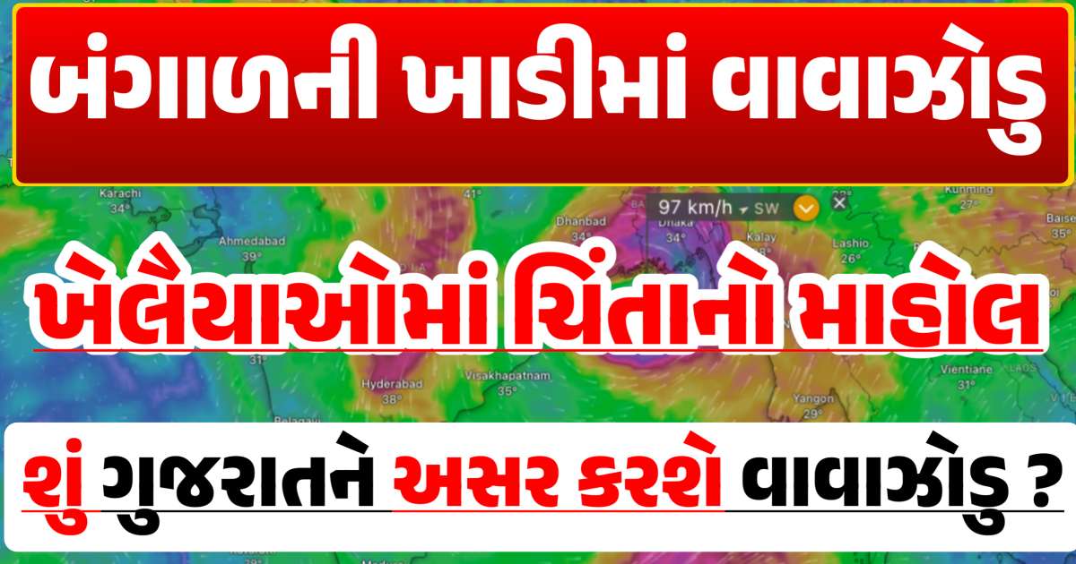 અંબાલાલ પટેલની આગાહી